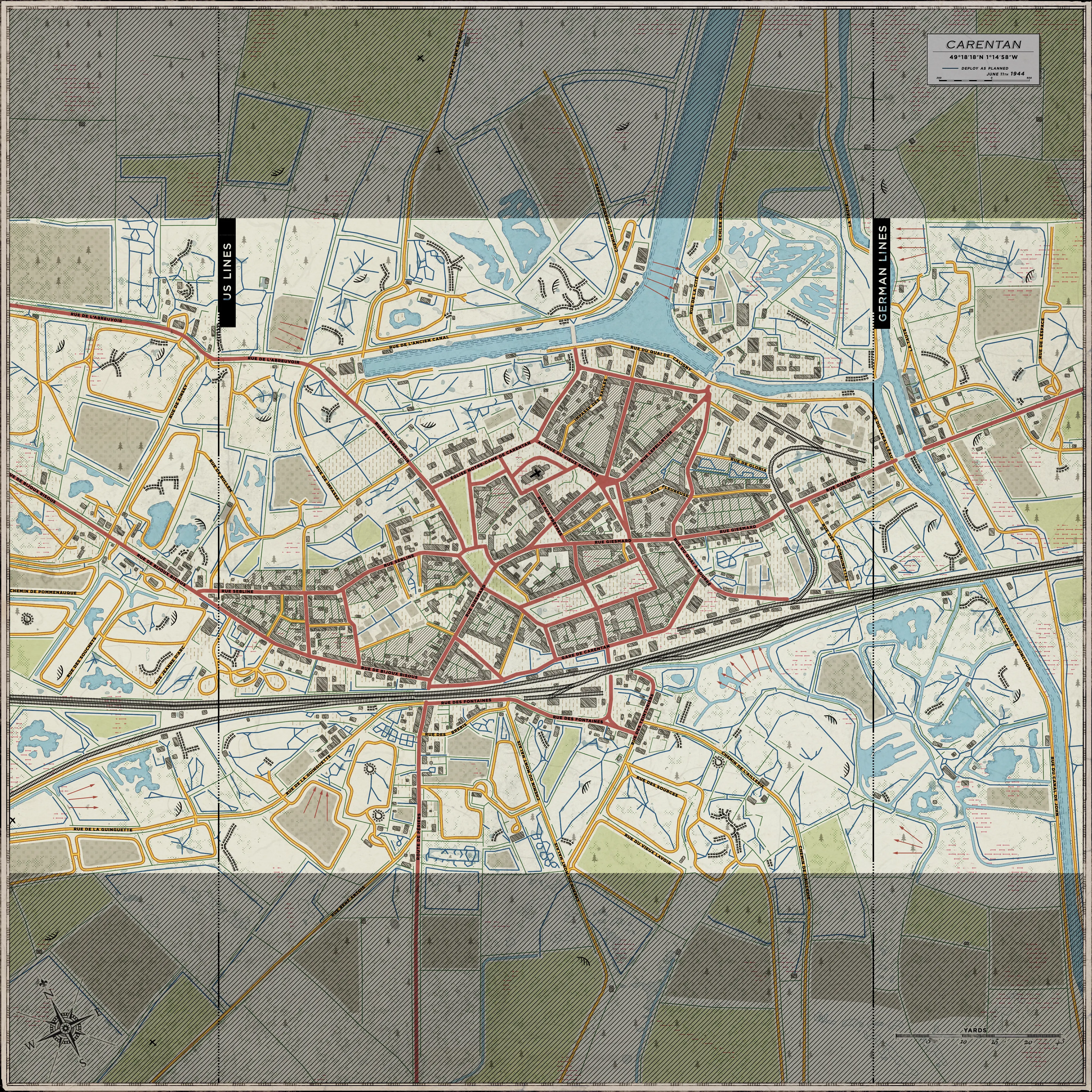Carentan Map